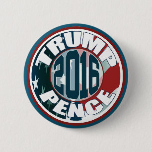 Elect Donald Trump Mike Pence 2016 6 Cm Round Badge