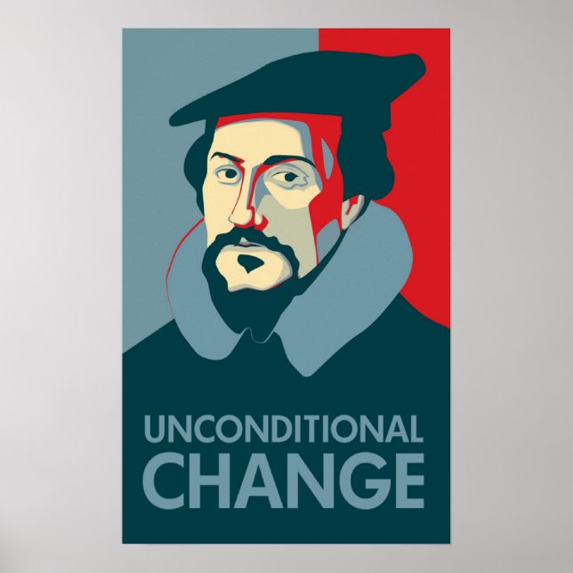 Elect John Calvin Poster (Front)