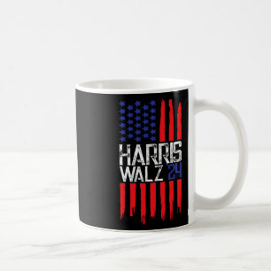 Elect Kamala Harris & Tim Walz 2024 American F Coffee Mug