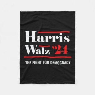 Elect Kamala Harris & Tim Walz 2024 Fleece Blanket