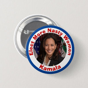 Elect More Nasty Women 6 Cm Round Badge
