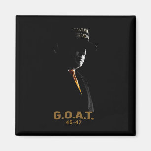 Elect The Goat Donald Trump 2024 45 47 Silhouette Magnet