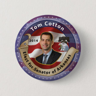Elect Tom Cotton for Senator of Arkansas - 2014 6 Cm Round Badge