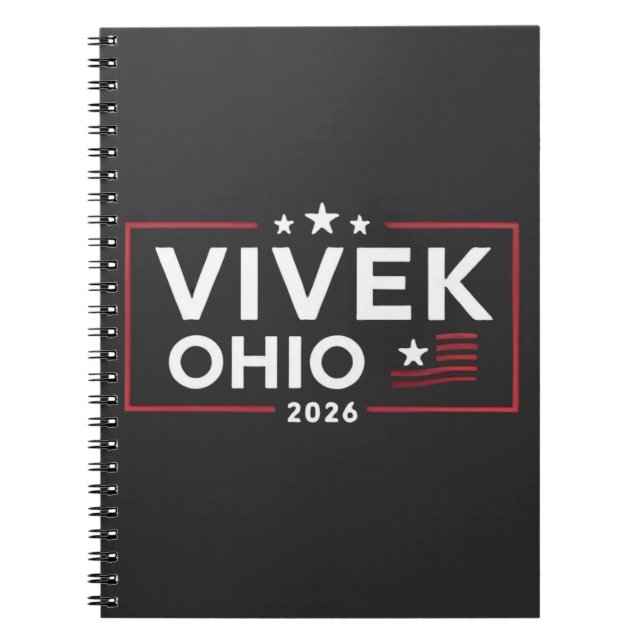 Elect Vivek Ramaswamy for Governor of Ohio 2026 Notebook (Front)