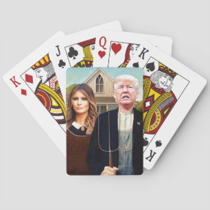 Election 2016 American Gothic Playing Cards