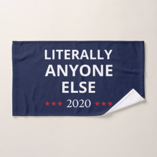 Election 2020, Anti-Trump - Anyone Else II Bath Towel Set