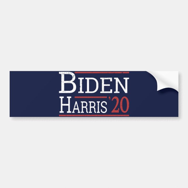 Election 2020 - Biden Harris I Bumper Sticker (Front)
