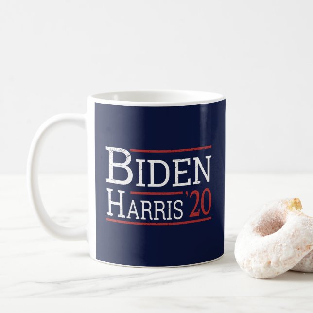 Election 2020 - Biden Harris I Coffee Mug (With Donut)