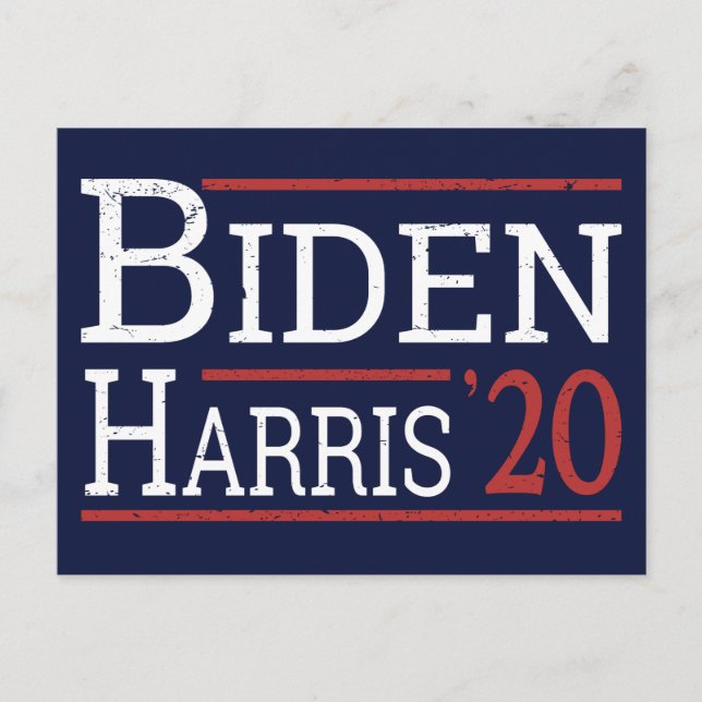 Election 2020 - Biden Harris I Postcard (Front)