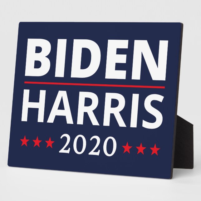 Election 2020 - Biden Harris II Plaque (Side)