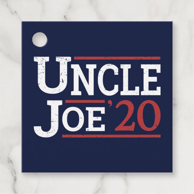 Election 2020 - Uncle Joe Favour Tags (Front)