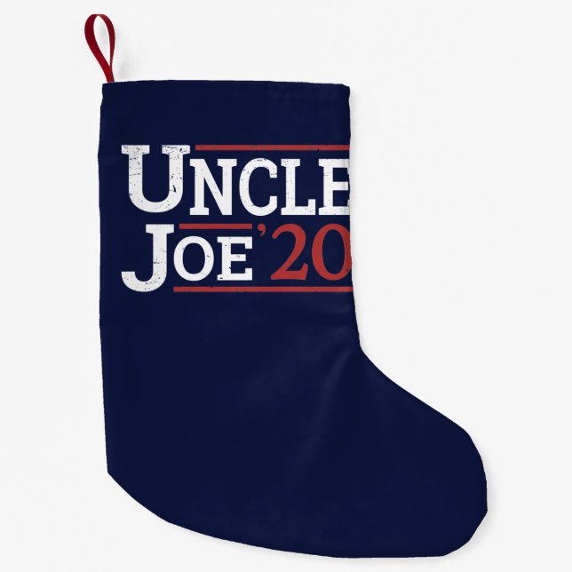 Election 2020 - Uncle Joe Small Christmas Stocking (Front)