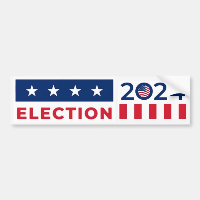 Election 2024 bumper sticker (Front)
