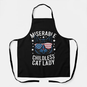 Election 2024 Childless Cat Lady Feminist Voting Apron