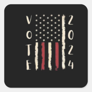 Election 2024 - Exercise Your Right to Vote Square Sticker