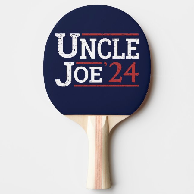 Election 2024 - Uncle Joe I Ping Pong Paddle (Front)
