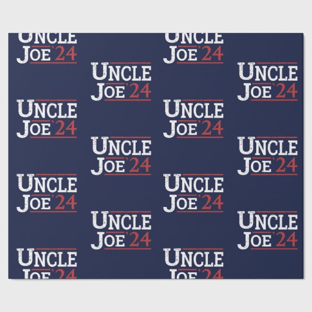 Election 2024 - Uncle Joe I Wrapping Paper (Seam)