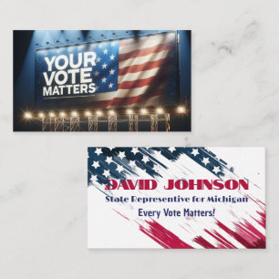 Election Billboard Business Card