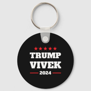 Election Bold Proud Pro Donald Trump Vivek 2024  Key Ring