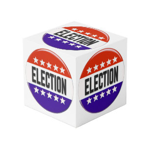 Election Button Cube