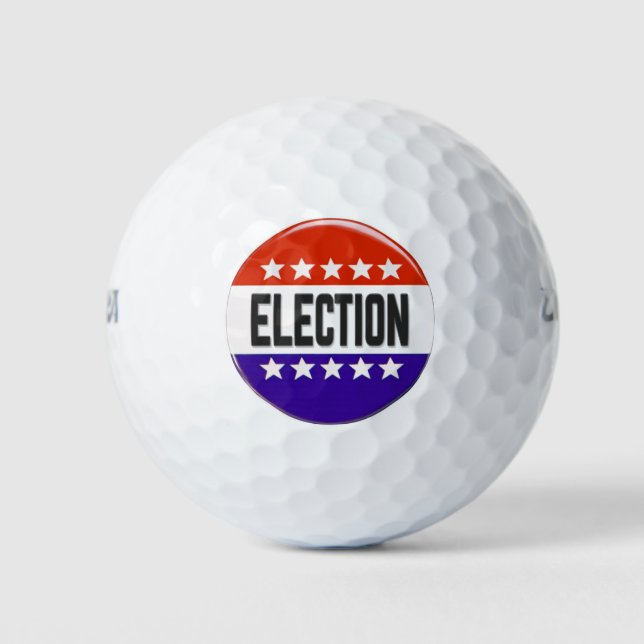 Election Button Golf Balls (Front)