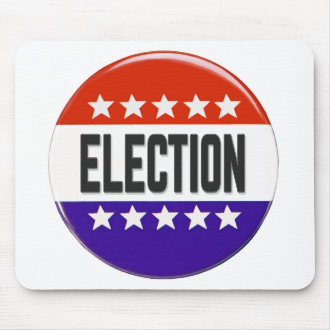 Election Button Mouse Mat (Front)