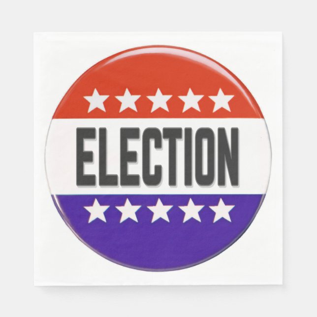 Election Button Napkin (Front)