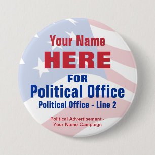 Election Campaign Button - Non-Partisan