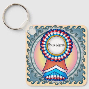 Election Campaign Ribbon  Key Ring