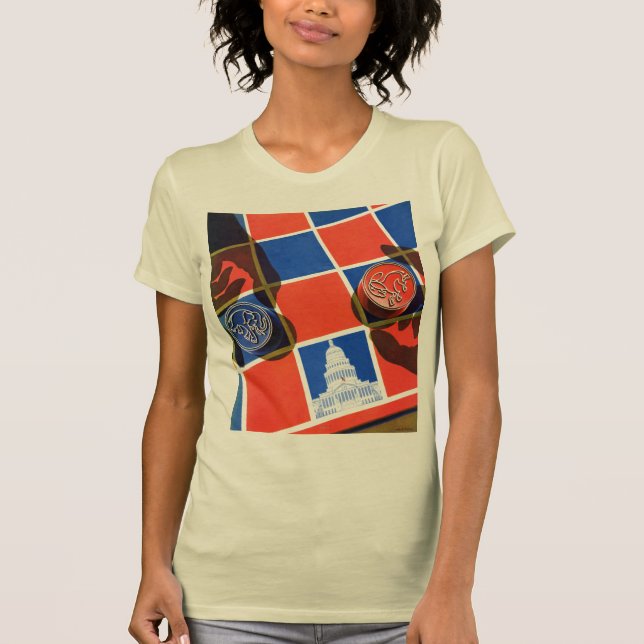 Election Chequerboard T-Shirt (Front)