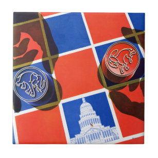 Election Chequerboard Tile