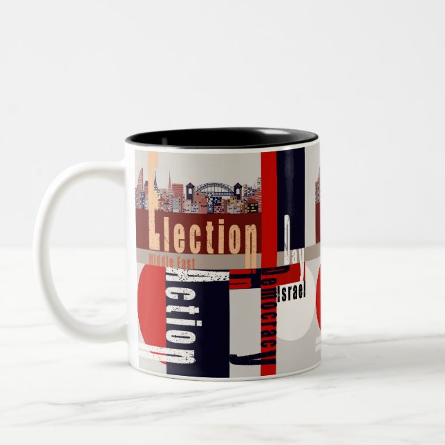 Election Day Two-Tone Coffee Mug (Left)