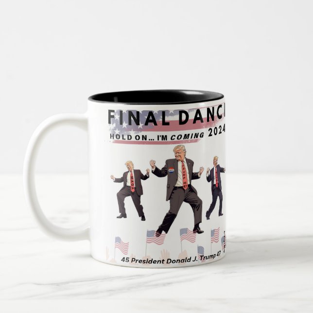 Election Donald Trump Final Dance Mug (Left)