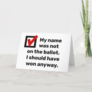 Election Humour 2024 Card