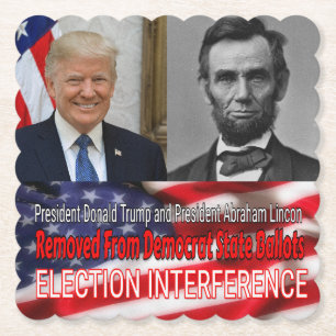 Election Interference Paper Coaster