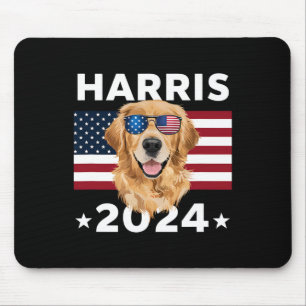 Election Kamala Harris 2024 Golden Retriever Dog U Mouse Mat