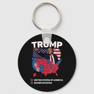 Election Map 2024 United States Of America Dumbist Key Ring