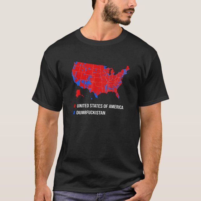 Election Map United States of America T-Shirt (Front)
