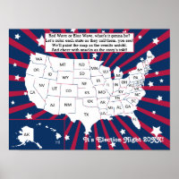 Election Night Party 2024 Interactive Colouring Ma