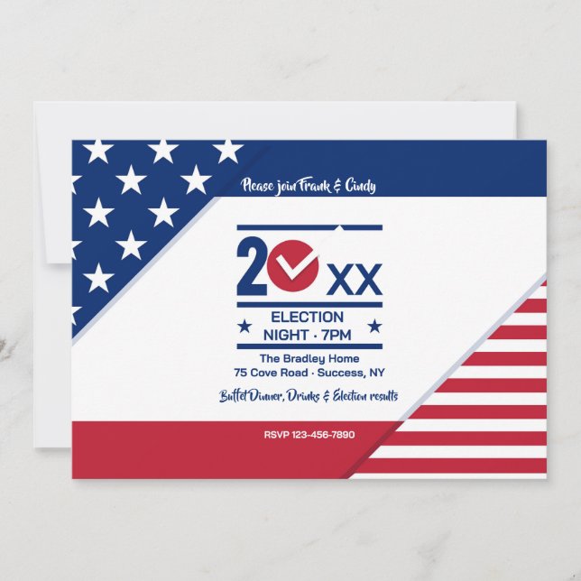 Election Party 2 Invitation (Front)