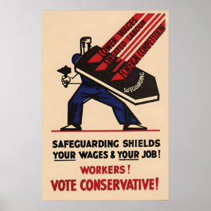 Election Poster British Conservative Party