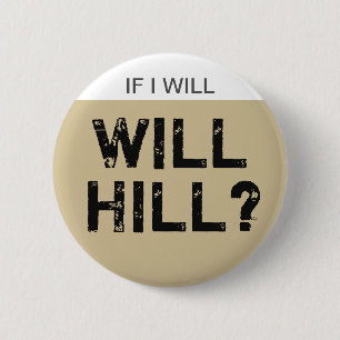 Election President 2016 Will Hill black 6 Cm Round Badge