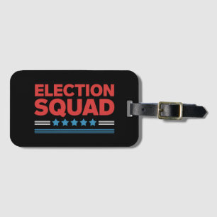 Election Squad 2024 Election Democrat Republican Luggage Tag