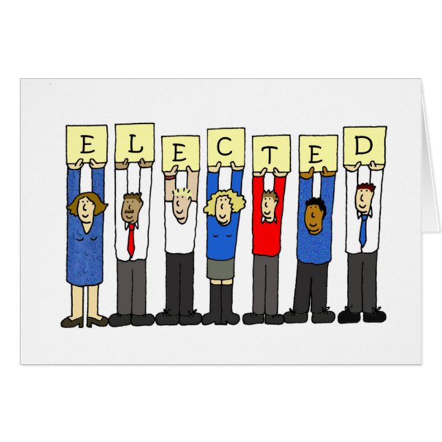 Election Success Congratulations (Front Horizontal)