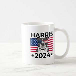 Election Vote Kamala Harris 2024 Pitbull Dog Usa F Coffee Mug
