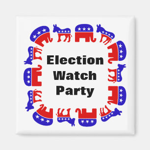 Election Watch Party Magnet