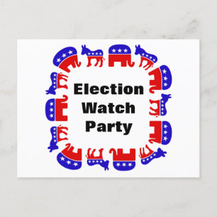 Election Watch Party Postcard