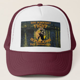 ELECTION ZL X1 KP VOTE DEMOCRATIC PARTY COST T TRUCKER HAT