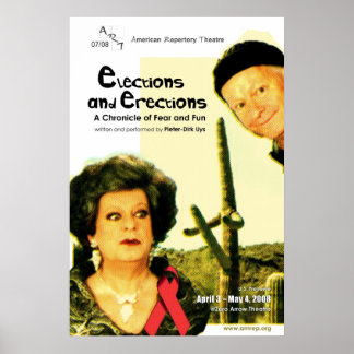 ELECTIONS & ERECTIONS POSTER