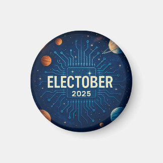 ELECTOBER 2025 Badge Magnet